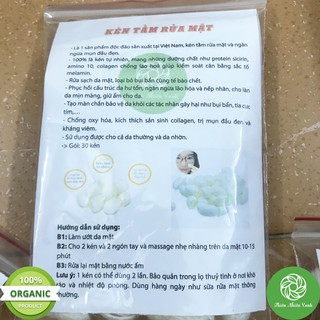 Kén tằm rửa mặt