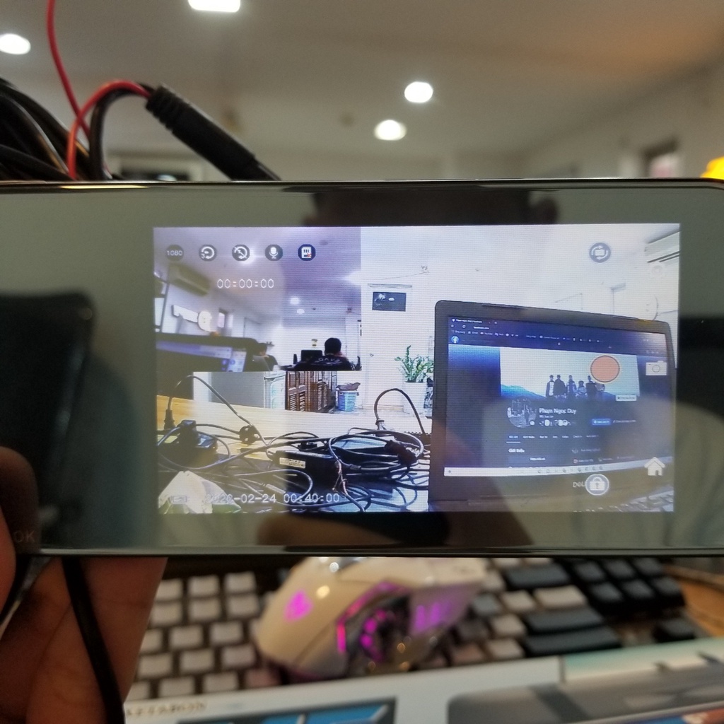 Camera Hành Trình ô tô gương chiếu hậu M5 màn 5 inch Full Hd 1080P lắp đặt dễ dàng 1 đổi 1 trong 12 tháng