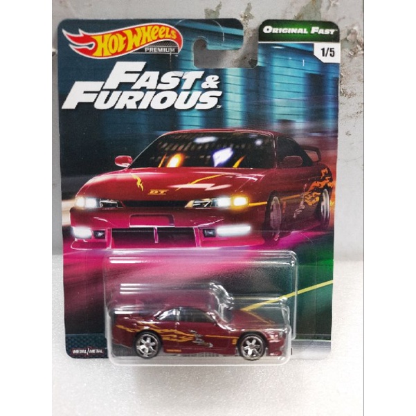 Xe Hot Wheels real riders 240sx s14 series fnf,  hàng hiếm