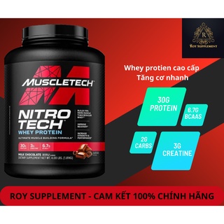 Whey Protein Nitro Tech 4lbs (1.8Kg) - Sữa Tăng Cơ săn chắc Boby