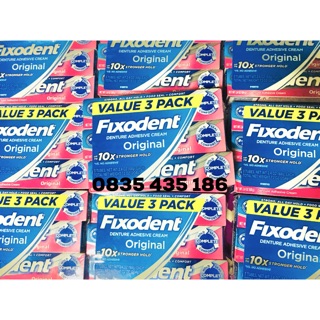 Keo dán răng giả Fixodent 68g