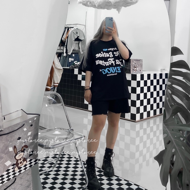 Áo Thun Tay Lỡ Unisex chữ in nổi ARGOO màu ĐEN/NÂU/XANH LÁ  /Nam nữ unisex/ Áo phông cổ tròn form rộng Jaystoree