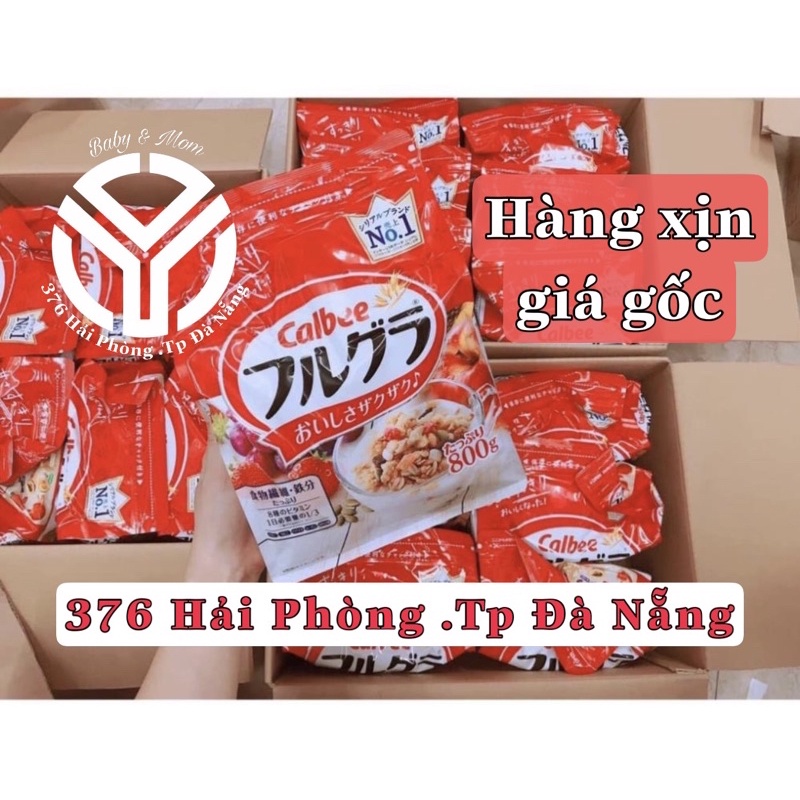 Ngũ cốc Calbee mẫu mới Nhật Bản Date mới nhất