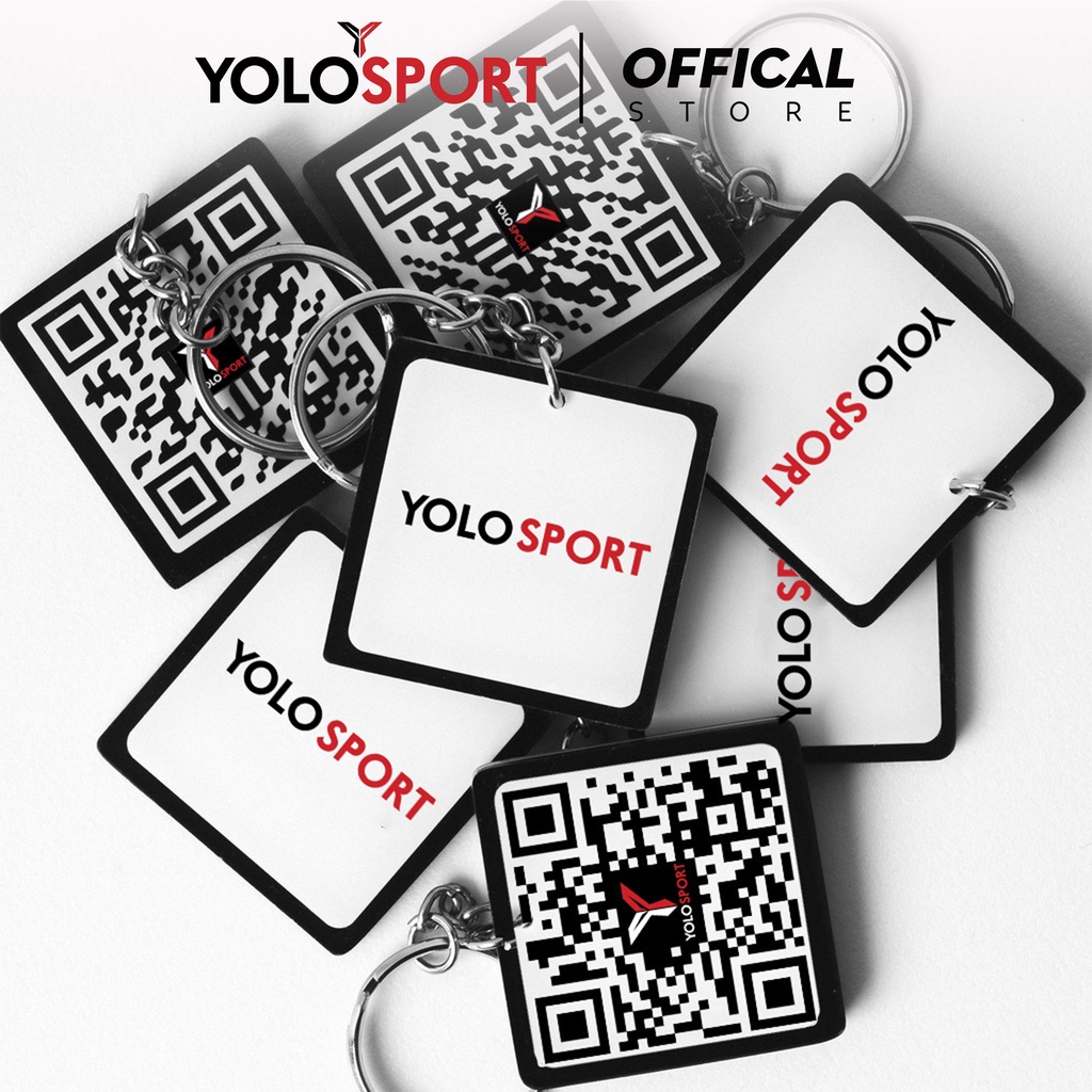 Móc Khóa Mica 2 lớp YOLO SPORT