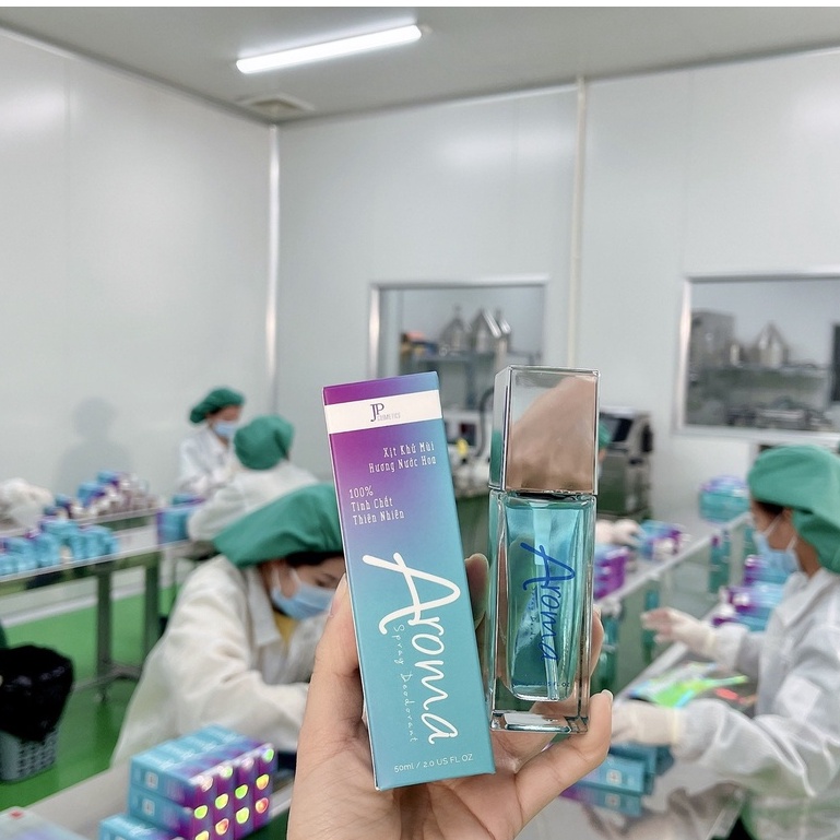 Xịt Khử Mùi Hôi Nách Aroma Chính Hãng- Khử Mùi Hôi Nách, Hôi Chân, Thâm Nách, Ra Mồ Hôi Nách 50 ml