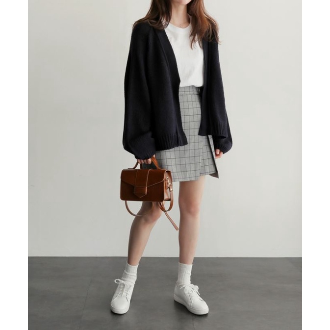 Áo cardigan len trơn Anvalo áo cardigan nữ phong cách Hàn Quốc ACT18 | BigBuy360 - bigbuy360.vn