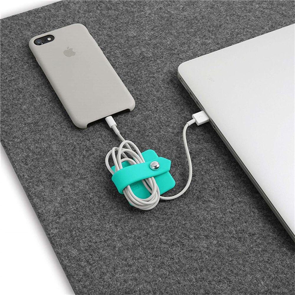 Selens Dụng Cụ Quấn Dây Cáp Tai Nghe Bằng Silicone Tiện Dụng