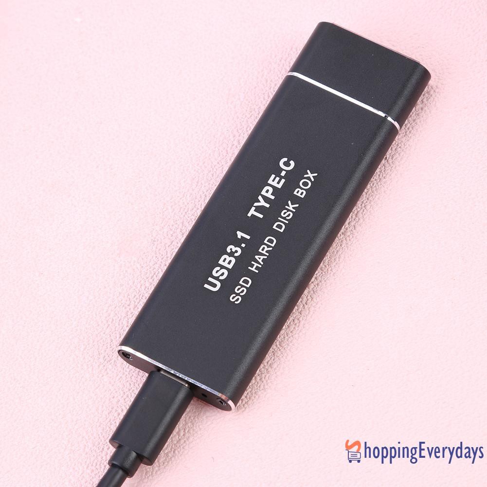 SV Hộp Đựng Ổ Cứng Ssd Usb3.1 Type C Sang M.2 Ngff