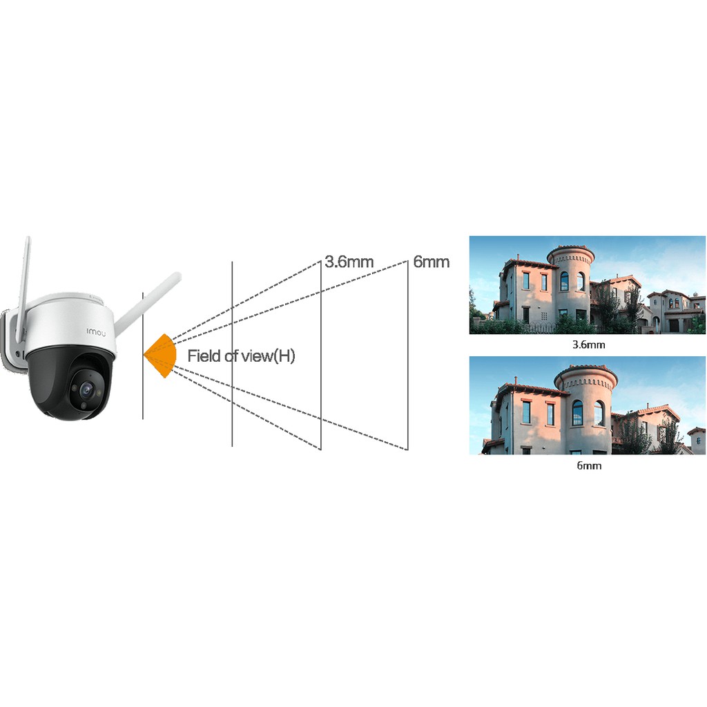 Camera Ngoài Trời Imou PTZ IPC-S22FP 2.0mpx (Quay 360 độ + Có Màu Ban Đêm) | BigBuy360 - bigbuy360.vn