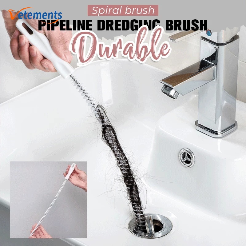 1 Dây Kim Loại PP 45cm Chống Tắc Nghẽn Ống Thoát Nước Bồn Rửa Nhà