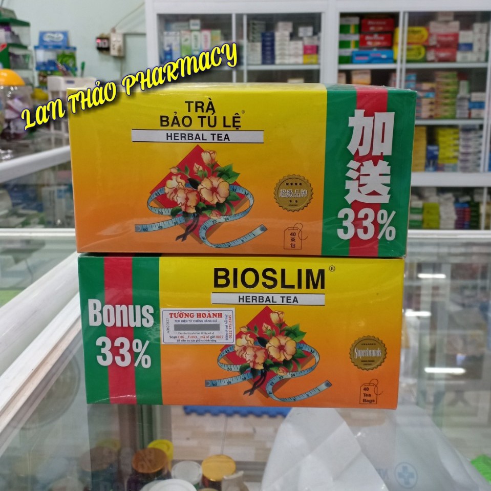 TRÀ BẢO TÚ LỆ BIOSLIM CHÍNH HÃNG HỘP 40 GÓI GIÁ TỐT