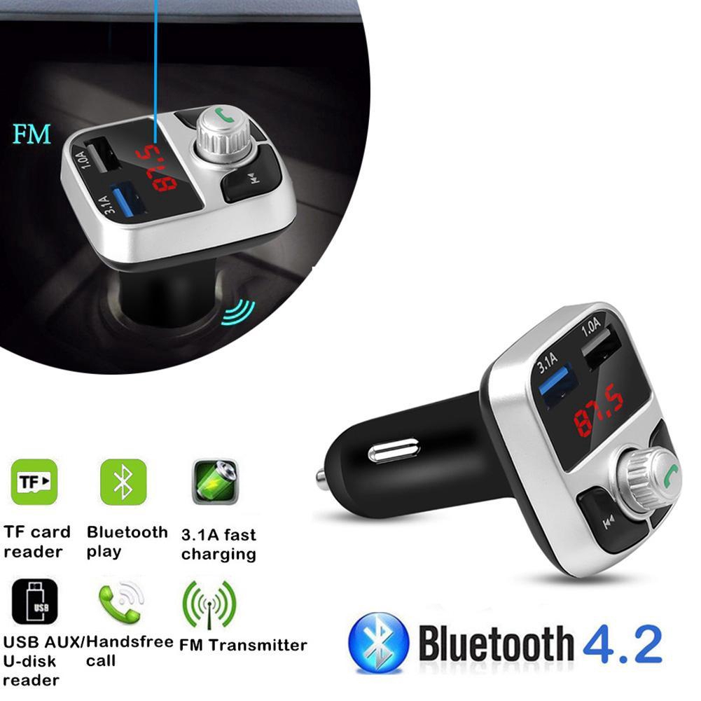 Máy Nghe Nhạc Mp3 Bluetooth Cho Xe Hơi Aux Playe G0Y0