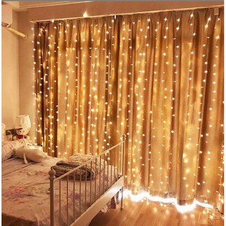[RẺ VÔ ĐỊCH]ĐÈN RÈM 3MX3M TRANG TRÍ TẾT