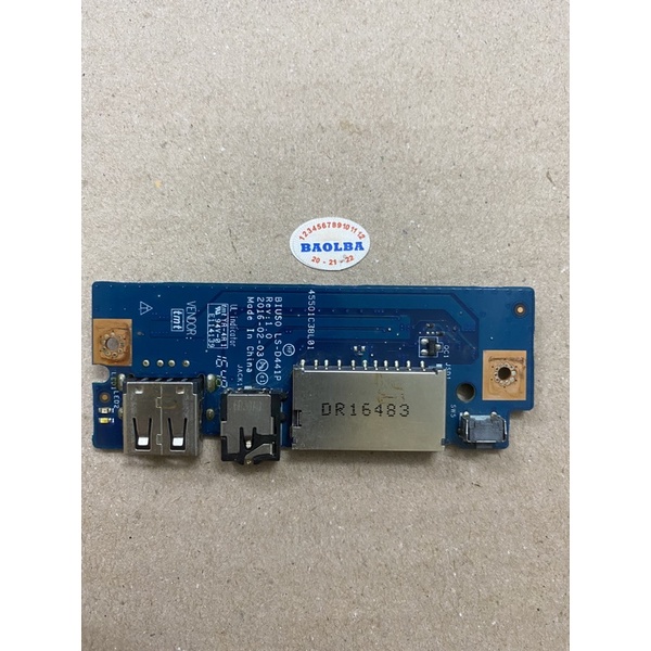 Board cổng âm thanh và cổng usb laptop Lenovo Ideapad 510S-13 510S-13ISK 510S-13IKB 80SJ LS-D441P