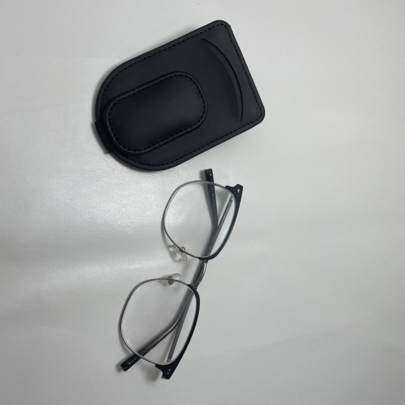 Flgo Kẹp Gắn Tấm Che Nắng Xe Hơi Màu Đen Tiện Dụng