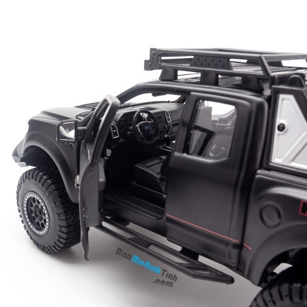 Mô hình xe bán tải độ Design Off-Road Kings 2017 Ford F-150 Raptor 1:24 Maisto Black