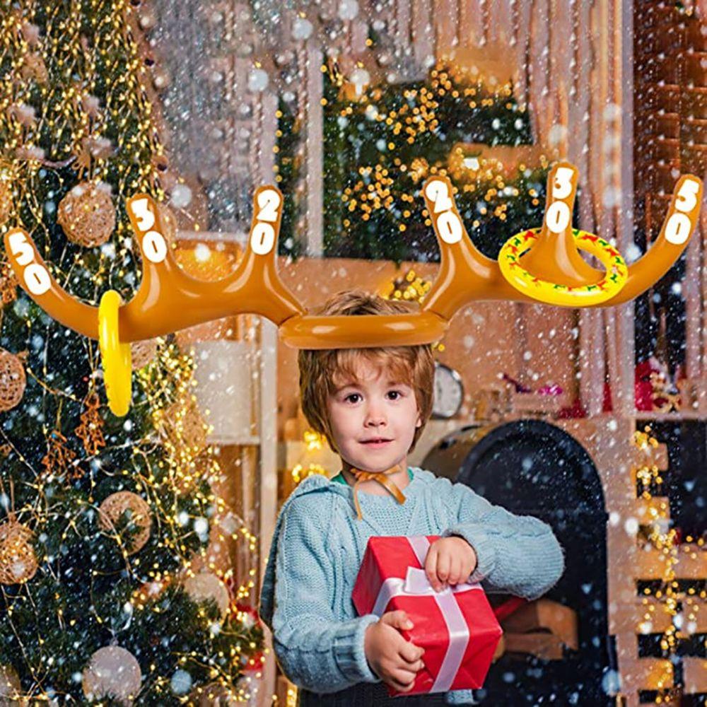 CHOOKEY Nhẫn Trang Trí Hình Ông Già Noel Tuần Lộc Vui Nhộn Cho Năm Mới