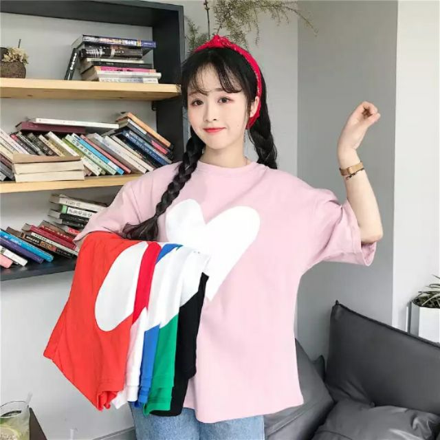 Áo thun trái tim hàng đẹp