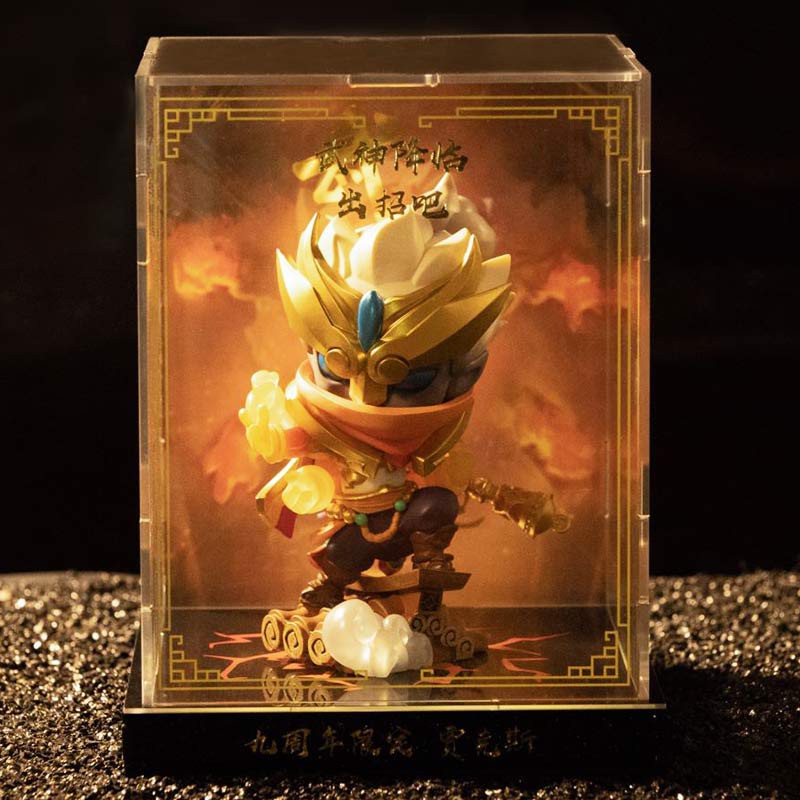 Mô hình Jax Thần Trượng 13cm - God Staff Jax Figure Chibi - Mô hình LMHT chính hãng Riot Games