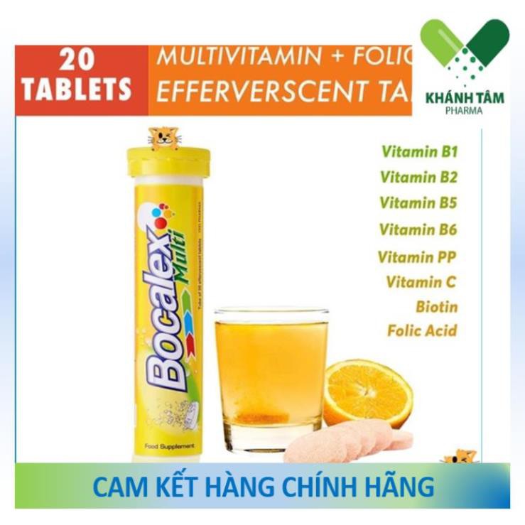 Viên sủi BOCALEX MULTI DHG (Tuýp 20 viên) - Bổ sung vitamin [Beroca, berroca, berocca] _Khánh Tâm