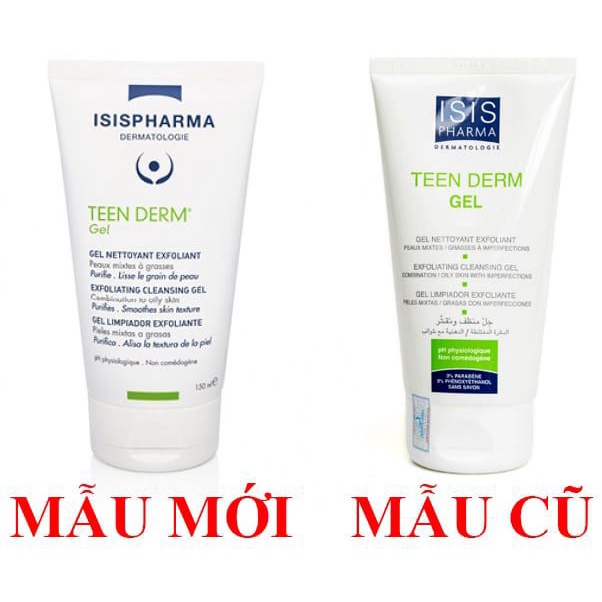 TEENDERM GEL – Gel rửa mặt ngừa mụn, giảm nhờn, làm sạch êm dịu, sâu bên trong da