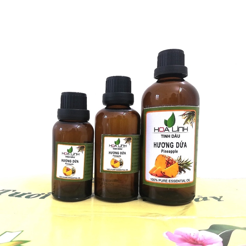 Tinh Dầu Hương Dứa  Hoa Linh Nguyên Chất Xông Phòng, Tạo Mùi Thơm, Khử Mùi chai 100ml