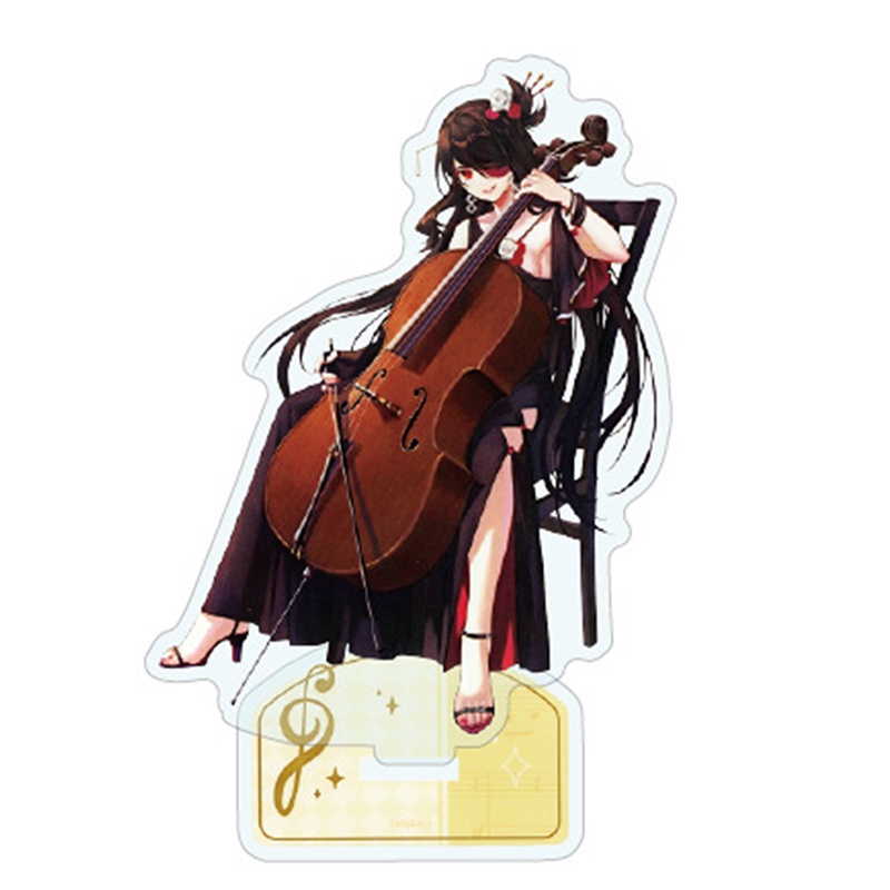 Mô hình nhân vật anime Genshin bằng acrylic có giá đỡ để bàn trang trí
