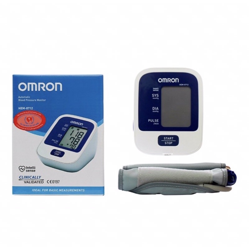 Máy đo huyết áp bắp tay OMRON Hem-8712 tặng kèm Adapter
