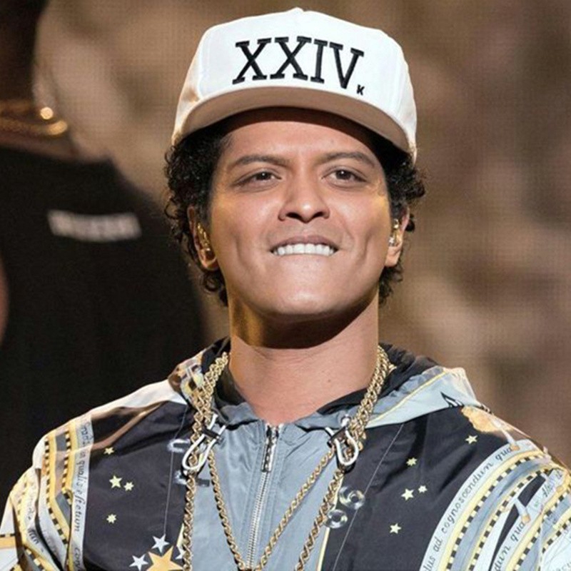 Mũ Lưỡi Trai Phong Cách Hiphop In Chữ Bruno Mars 24k