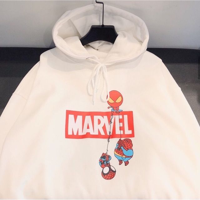 Áo hoodie form rộng unisex nam nữ M.A.V.E.L có bigsize vải nỉ bông ngoại dày mịn | BigBuy360 - bigbuy360.vn