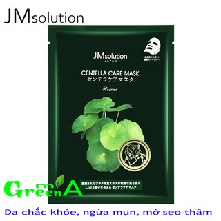 JMSOLUTION Mặt nạ rau má bản Nhật tăng sức đề kháng cho da sạch mụn giảm thâm JM Solution Centella Care Mask