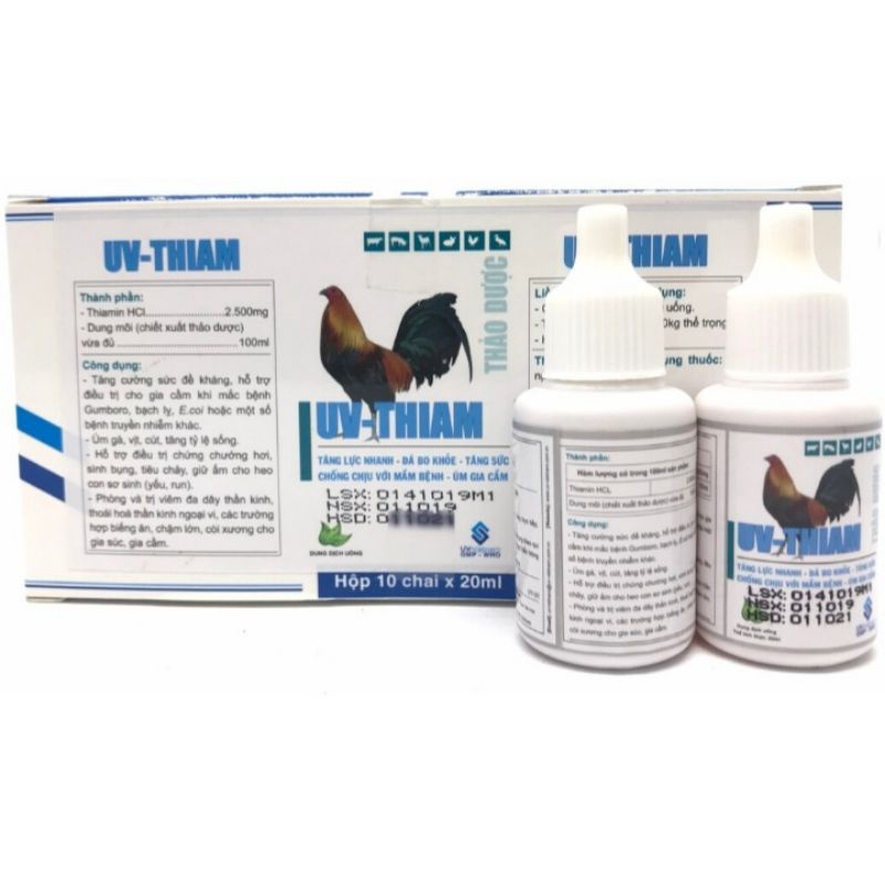 UV thiam 20ml tăng lực, đá khỏe