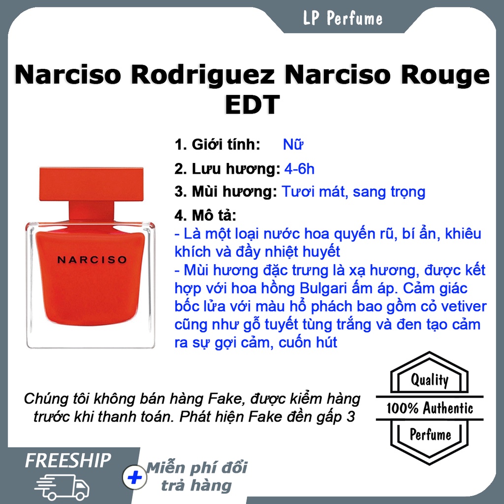 Nước Hoa Nữ Rouge EDT