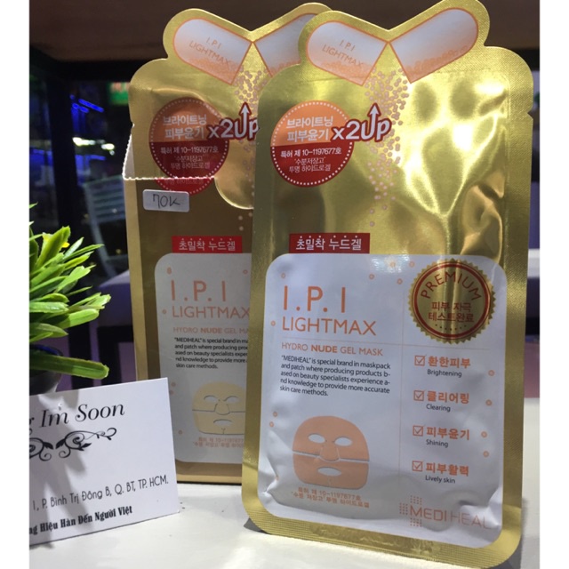 Mặt nạ dưỡng trắng sáng da siêu tốc Mediheal I.P.I Lightmax Hydro Nude Gel Mask 30g | BigBuy360 - bigbuy360.vn