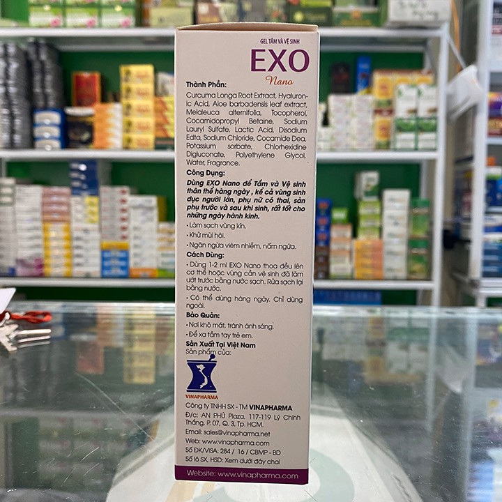 Gel tắm và vệ sinh phụ nữ EXO NANO 100ml