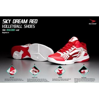 Giày bóng chuyền Nam Nữ [Mẫu Hot] Beyono Sky Dream, giày bóng bàn-tenis .": '