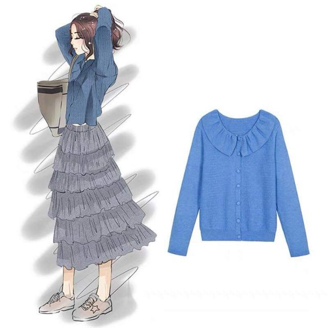 Áo len cổ sen loại đẹp | BigBuy360 - bigbuy360.vn