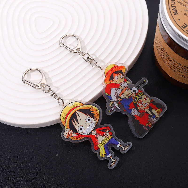 Móc Khóa Hình Nhân Vật Hoạt Hình ONE PIECE Dễ Thương