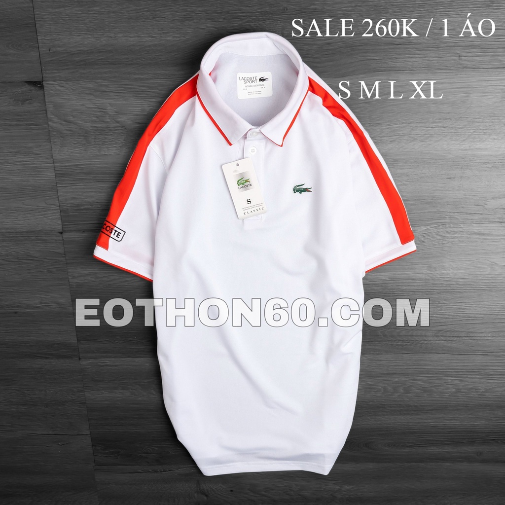 Áo nam thể thao có cổ ,chất vải thoáng mát dày dặn