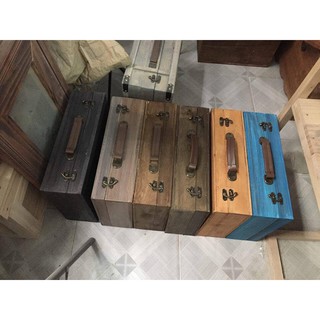 Vali gỗ vintage VL-01