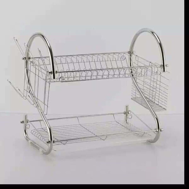 Chạn bát Inox 2 tầng KT: 42x38x25cm (ảnh thật)