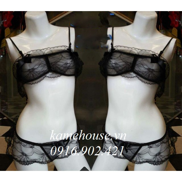 Bộ bikini 2 mảnh phối ren LOVER181202