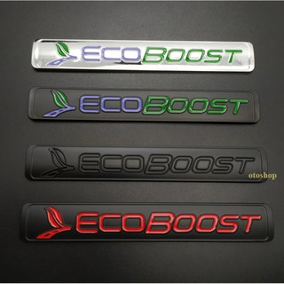 Tem chữ ECOBOOST trang trí xe