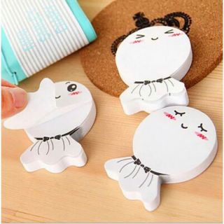 Giấy note ghi chú cầu mưa dễ thương