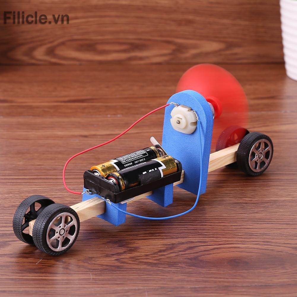 Đồ chơi Speed Change Racing Car Kid DIY Assembled Toy Aerodynamic Car Material Tool