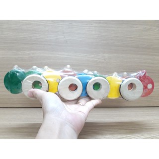 Đồ chơi gỗ: con sâu gỗ kéo dây
