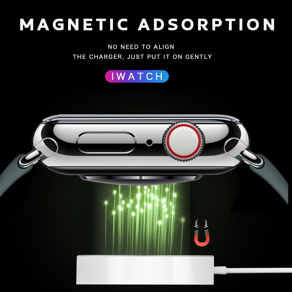 [New Arrival] 2 in1 USB-C Magnetic Wireless Charger Cable for Apple Watch Series 6/5/4/3/2 iPhone 11 / XS Max / X / 8 /7 Type c fast  Charging