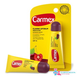 Son dưỡng môi Carmex Classic Lip Balm Medicated Cherry 10g.jpg