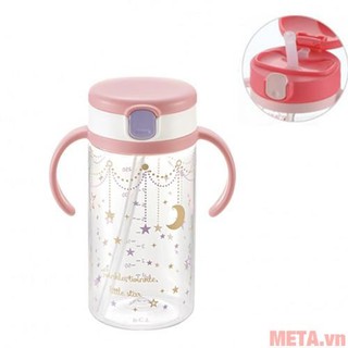 Richell - Cốc ống hút 320ml