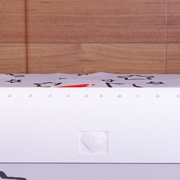 Gối Chặn Sơ Sinh Nguyên Cái Kim Cương Cao Su Thiên Nhiên 100% Đàn Hồi Không Xẹp Lún 13 x 48 x 10cm